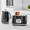 Morphy Richards 30cm Electric 1800W Verve 4 Slice/2 Slots Bread Toaster Black