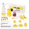 Brake Bleed Kit for Shimano - Mountain Hydraulic Disc Brake Bleeding Kit Tool with 60ml Mineral Oil Brake Fluid (Style:A)