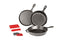 Lodge L6SPA41 Essential 6 Piece Pan Set, Black
