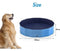 Pet Pool and Bathing Tub - Foldable Kiddie Pool Toys for Toddlers Boys Girls Gifts, Bath Swimming Pool for Large Dogs Cats in Backyard Garden (Blue, 120 x 30cm)