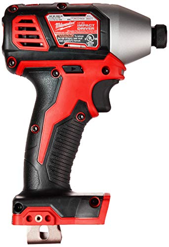 Milwaukee 2656-20 M18 18V 1/4 Inch Lithium Ion Hex Impact Driver with 1,500 Inch Pounds of Torque and LED Lighting Array (Battery Not Included, Power Tool Only)