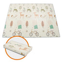 Baby Folding mat Play mat Extra Large Foam playmat Crawl mat Reversible Waterproof Portable Double Sides Kids Baby Toddler Outdoor or Indoor Use Non Toxic, Colorful（150x200x1cm）