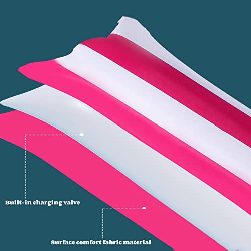 AuoFon 3 Pack Fabric Inflatable Pool Floats,Adults for Size Water Hammock Lounger, Multi-Purpose 4-in-1 (Saddle, Lounge Chair, Hammock, Drifter)