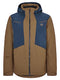 Ziener Men's Tafar Ski Snowboard Jacket, Breathable, Waterproof, walnut dob, 52