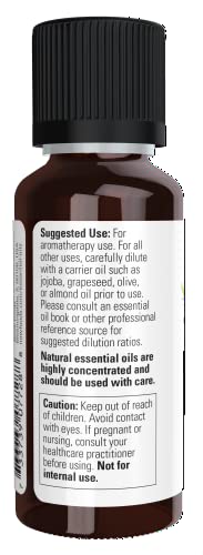 NOW Essential Oils, Lavender & Tea Tree Oil, Stimulating Aromatherapy Scent, Blend of Pure Lavender Oil and Pure Tea Tree Oil, Vegan, 1-Ounce