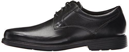 Rockport Men's Charles Road Plain Toe Oxford, Black, 7.5 US