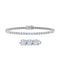 FINEROCK 4 Carat Diamond Tennis Bracelet in 14K Gold or in Platinum (7 Inch) (I1-I2 Clarity), 7 inch, Metal Stone, white diamond