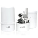 Catit Senses 2.0 Short Hair Cat Grooming Kit, White, 5 Piece Set