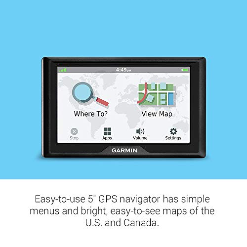 Garmin 010-02036-06 Drive 52, GPS Navigator with 5” Display, Simple On-Screen Menus and Easy-to-See Maps