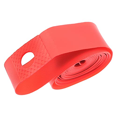 ZYAMY 2pcs Antipuncture Bicycle Tire Linner Tires Protector Rim Strap Inner Tube Rim Tape for 26inch x 18mm MTB Mountain Bike Road Bicycle Folding Tire, Red