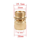 OTNE Hose Fittings Brass Garden Hose Expandable Stretch Hose Adaptors Universal Tap Connectors Set