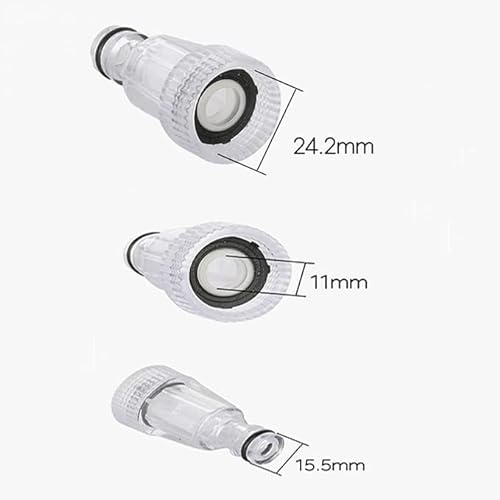 Lalocapeyo 2Pcs 3/4"Plastic Pressure Washer Water Filter Replacement Tool for ConnectorsMesh Screen