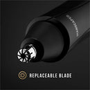 MANSCAPED™ The Weed Whacker™ Nose and Ear Hair Trimmer – 9,000 RPM Precision Tool with Rechargeable Battery, Wet/Dry, Easy to Clean, Hypoallergenic Stainless Steel Replacement blade