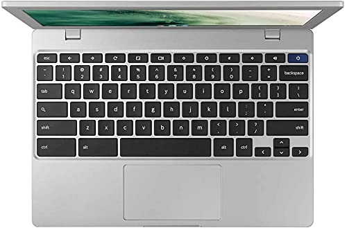 Newest Samsung Chromebook 4 11.6” Laptop Computer for Business Student, Intel Celeron N4020(Up to 2.8GHz), 4GB RAM, 32GB eMMC, Webcam, WiFi, Bluetooth, USB Type-C , Chrome OS, Silver+JVQ MP