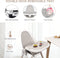 BABY JOY 4-in-1 Baby High Chair, Wooden Highchair Booster Seat w/Adjustable Seat & Double Removable Tray, Infant Dining Chairs Rocking Chair w/Storage Bag, Footrest & 3-Point Safety Belt, Gray