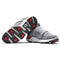 FootJoy Men's Hyperflex Golf Shoes, Grey/Black/Red, 9 UK