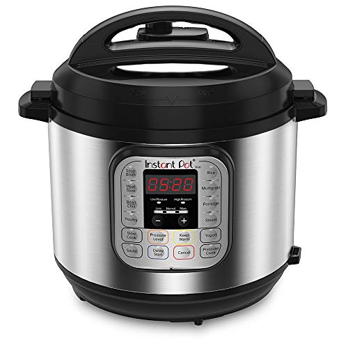 Instant Pot Duo Electric Multi-Use Pressure Cooker, Stainless Steel, 5.7L, Silver