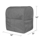 Homai Stand Mixer Cover for KitchenAid Mixer Fits for All 4.5-5 Quart Gray