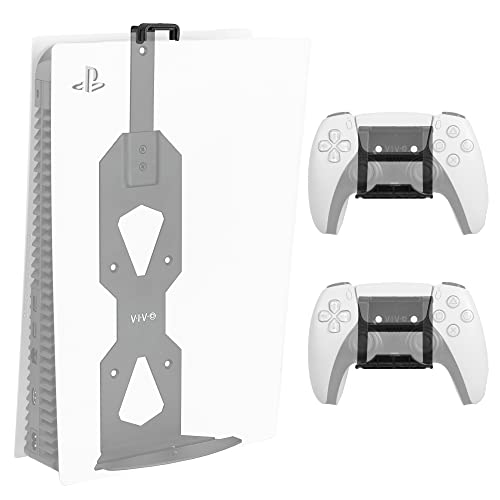 VIVO Steel Wall Mount Bracket Designed for PS5 Gaming Console, Vertical Display for Playstation 5, Open Design, Black, MOUNT-PS5B