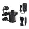 Air Pump Electric Portable Inflator for Inflatable Mattress Pool Boat Raft Swimming Ring Sofa Toy Kayak 100-240V AC/DC 12V with 3 Nozzles