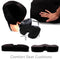 GYB Seat Cushion,Durable Memory Foam Office Chair Cushion, Seat Cushions for car seat Driver, Butt Pillow for Sitting Desk Chair, Black