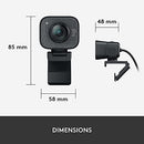 Logitech StreamCam, Live Streaming Webcam, Full 1080p HD 60fps Vertical Video, Smart auto Focus and Exposure, Dual Camera-Mount Versatility, with USB-C, for YouTube, Gaming Twitch, PC/Mac - Black