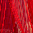 Zhiyuan Lace Embroidery Dome Red Bed Netting Canopy Curtain Mosquito Net for All Sizes Bed