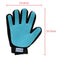Zenify Pet Grooming Glove - For Cat, Kitten, Dog, Puppy, Rabbit, Horse - Dual Sided 2-in-1 Upgrade Version Machine Washable Enhanced Efficient Silicon Massage One-Size-Fits-All Gift Hair Deshedding Remover Mitt (2 Pack Left + Right Hand)
