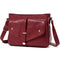 Crossbody Bags for Women, VASCHY Soft PU Leather Water Resistant Crossbody Purse Handbags Shoulder Bags Burgundy