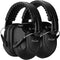 ProCase Noise Reduction Ear Muffs 2 Pack, NRR 28dB Hearing Protection Headphones Headset Professional Noise Cancelling Ear Defenders for Construction Work -Black, 2 Pack