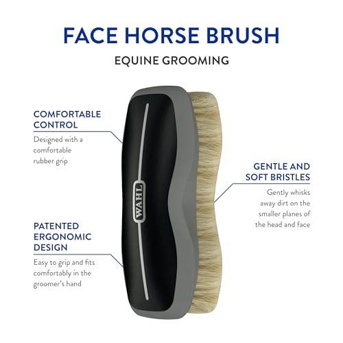 Wahl Professional Animal Equine Grooming Face Horse Brush (