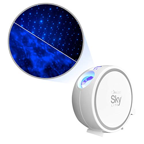BlissLights Sky Lite - LED Star Projector, Galaxy Lighting, Nebula Lamp for Gaming Room, Home Theater, Bedroom Night Light, or Mood Ambiance (Blue Stars)
