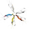 WANBY Artificial Silicone Soft Bait Set Luminous Swimbait Shrimp Fishing Lure with Hooks Fishing Tackle Freshwater/Saltwater (5Pcs)