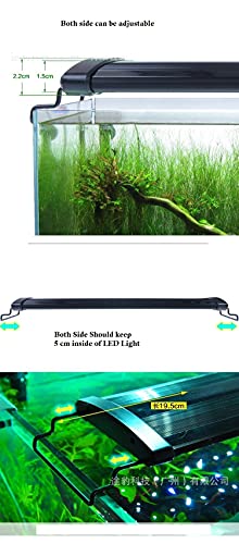 LED Light Plant Fish Tank Lamp Lighting Bar Full Spectrum Aquarium 120-140 CM