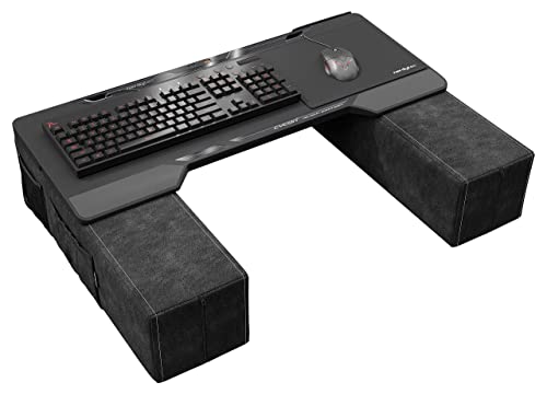 Couchmaster CYCON² Black Edition - Couch Gaming Desk for Mouse & Keyboard (for PC, PS4/5, Xbox One/Series X), Ergonomic lapdesk for Couch & Bed