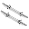 Yes4All 1-inch Dumbbell Handles with Collars - Dumbbell Handle Standard for 1-inch Plates Weight Set (Chrome, Set of 2)