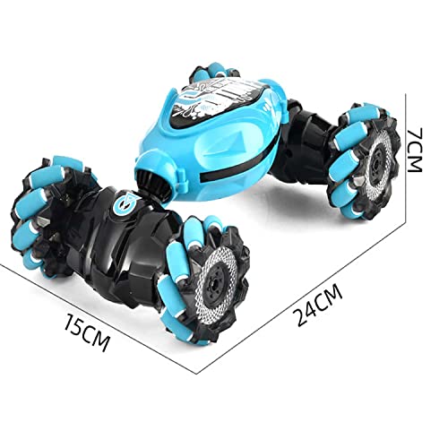 4WD Stunt Car RC Car Toy, Remote Control Car for Boys Adults,Hand Controlled RC Car, All Terrains Monster Trucks for Boys Gesture RC Stunt Car 360° Flips for Age 4-12 with Lights Music