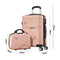Mazam 2pcs Luggage Set with Trolley Bag Travel Suitcase Set Pink