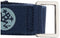 Manduka Unfold Yoga Strap - Lightweight Cotton, Secure, Slip Free Support, Midnight, 1.25 Inch Wide, 8 Feet (244cm)