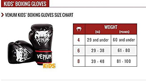 Venum Challenger 2.0 Kids Boxing Gloves - 8oz, Black/White, 8 oz