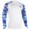 Palmyth Fishing Shirt for Men Long Sleeve Sun Protection UV UPF 50+ T-Shirts with Pocket, Largemouth Bass/Flag, X-Large