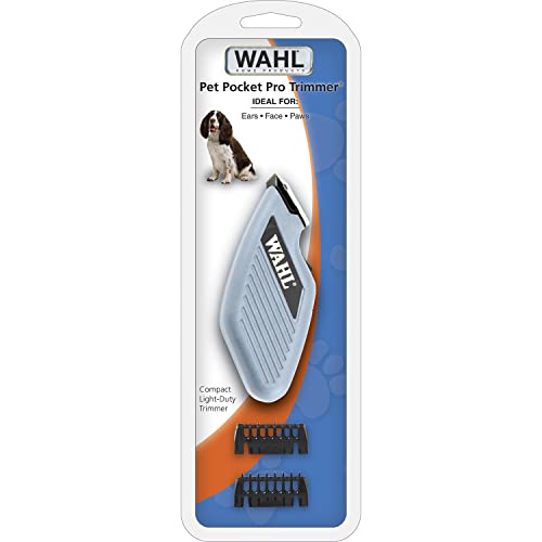 Wahl Pocket Pro Compact Trimmer for Touching Up Around Dogs and Cats Eyes, Ears, and Paws - Model 9961-900