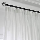 (4 Pack) knobelite Window Treatment Drapery Rods, 3/4 Inch Diameter Decorative Single Window Curtain Rod, Length from 22 to 42-Inch, Black Curtain Rod for Windows with Twisting Cage Finials 4 Pack