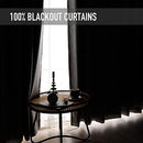 100% Blackout Curtains Extra Wide Blackout Curtains 100 Inch Patio Door Curtains Linen Blackout Curtain Burlap Curtains for Sliding Glass Door(W100 x L108 1 Panel, Buttercream)