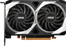 msi Radeon RX 6500 XT MECH 2X 4G OC Graphics Card, Black (V508-003R)