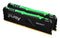 Kingston Fury Beast RGB 16GB (2x8GB) 3200MHz DDR4 CL16 Desktop Memory Kit of 2 KF432C16BBAK2/16