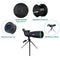 SVBONY SV28 25-75x70 Spotting Scopes, HD Spotting Scope with Tripod, Long Range Spotter Scope with Phone Adapter for Bird Watching, Hunting, Target Shooting