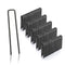 GardenMate 300-Pack 4'' 11 Gauge Heavy-Duty U-Shaped Garden Securing Stakes/Spikes/Pins/Pegs - Sod Staples for Anchoring Landscape Fabric