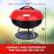 Mueller BBQ Buddy, 14 Inch Portable Charcoal Grill, Lightweight Grill for Barbecue Party, Dual Vents for Temp & Charcoal Control