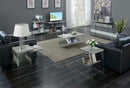 Convenience Concepts SoHo Coffee Table, Faux Birch/Glass